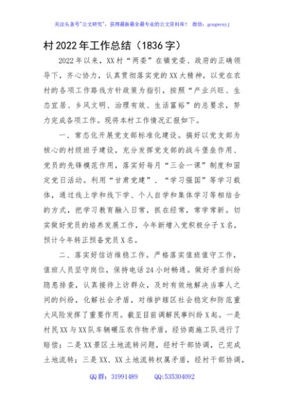 村党支部2022年工作总结