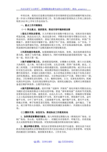 城市管理综合行政执法局上半年工作总结和下半年工作计划