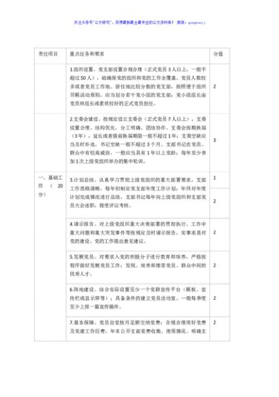 党支部任务清单