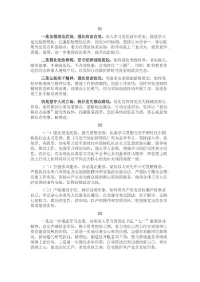 2021年专题组织生活会今后的努力方向和改进措施集锦（23节）