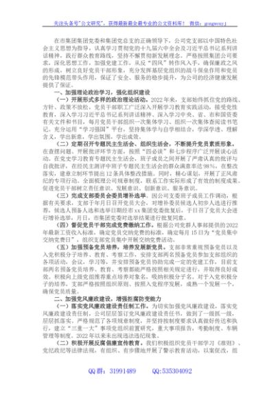 国企党支部2022年上半年工作总结及下半年工作计划
